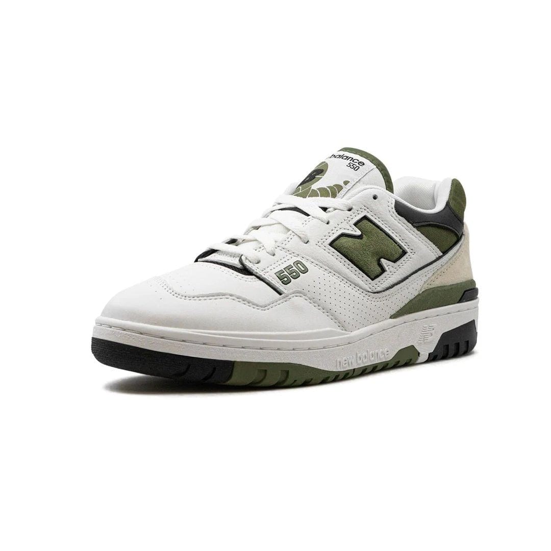 New Balance 550 "White/Dark Olive" Kicks Kenya