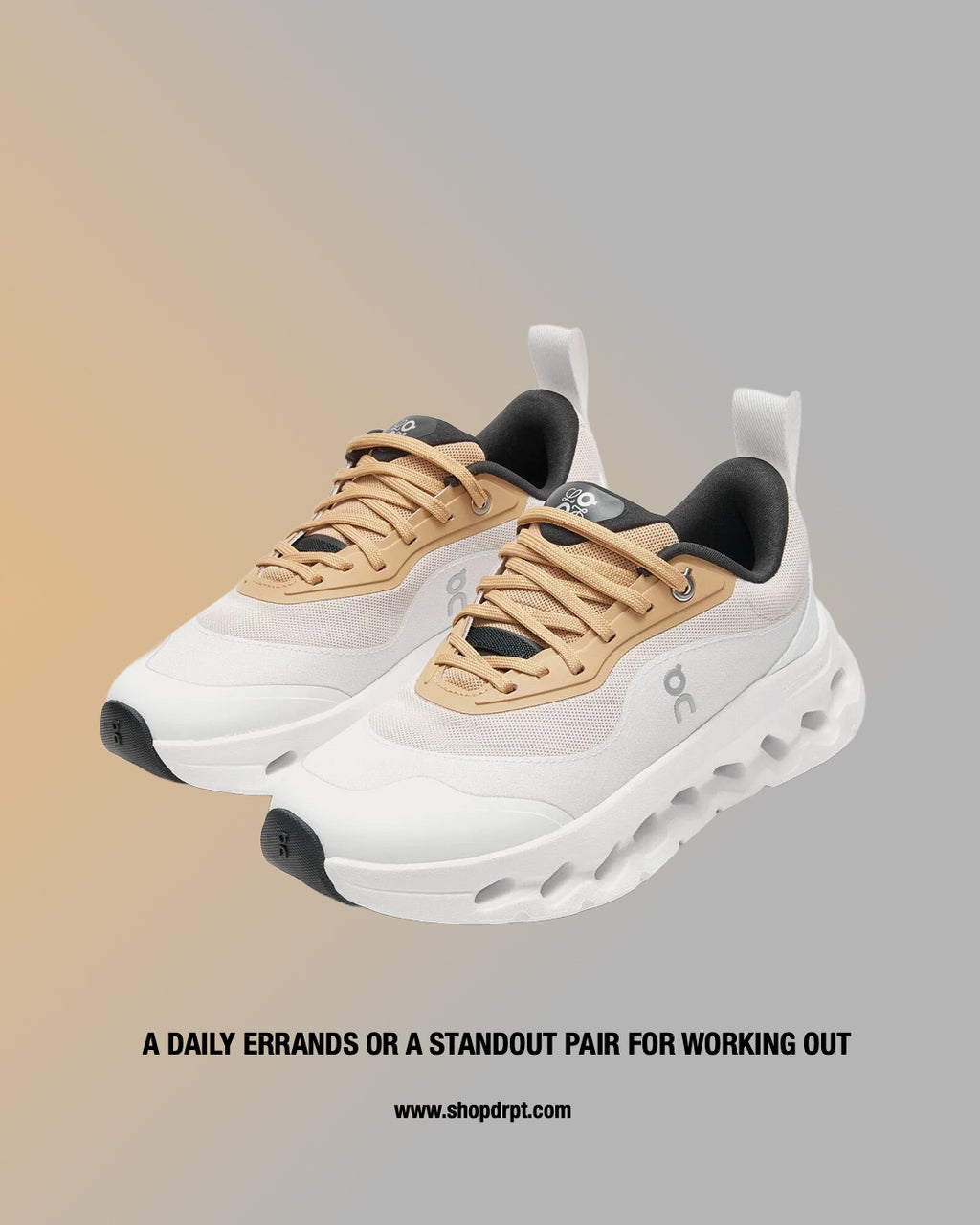 Cloudtilt 2.0 Tan / White Running Shoes